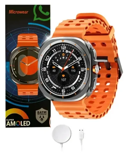 Relógio Smartwatch Microwear Su01 | Serie 11 | 3 Atm | Gps Integrado | Ip68 | Whatsapp