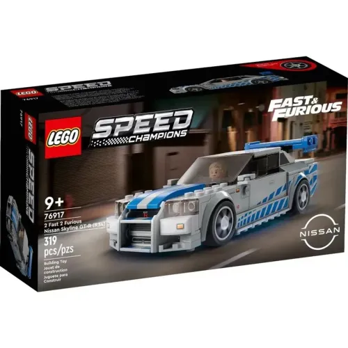 Lego Speed Champions Nissan Skyline Gt-r R34 76917 319 peças Original Lacrado de Fábrica
