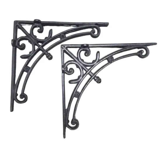 Suporte Prateleira / Mão Francesa 36x38 em Ferro Fundido