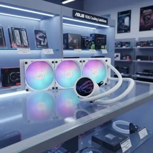 Water Cooler Asus Rog Ryuo Iii 360 Argb Edição Branca
