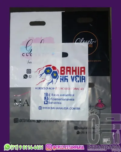 Sacola boca de palhaço personalizada
