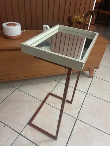 Vendo Mesa Lateral Apoio Sofá 
