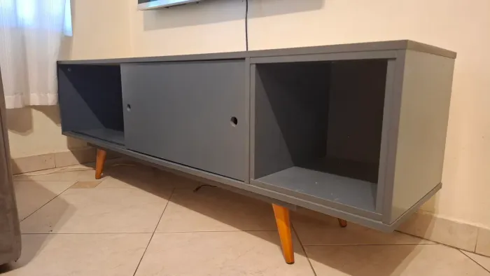 Rack Retrô Cinza