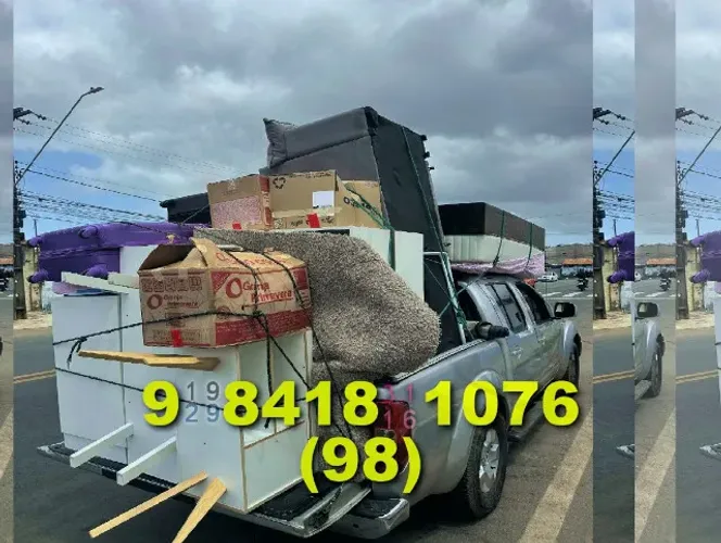 frete e transporte de cargas com qualidade em anjo da guarda e maracanã!