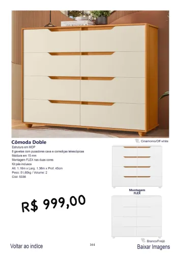 Cômoda Doublen 