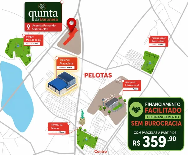 ? O terreno que pode mudar o seu futuro está em Pelotas!