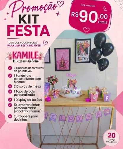 Kit festa: É só um bolinho