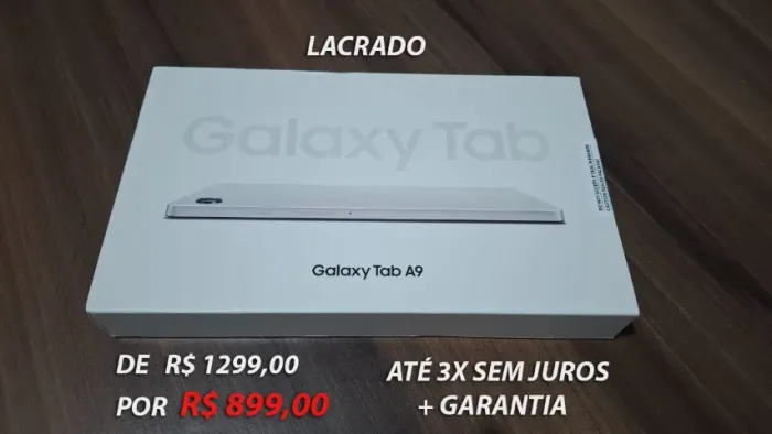 [LACRADO] Tablet Samsung Galaxy Tab A9, Wifi 8.7" 4gb 64gb (Até 3x sem juros)