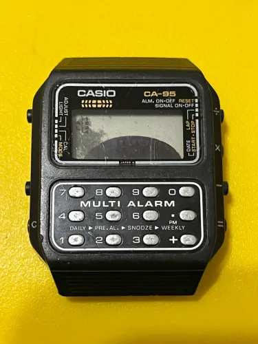 Relógio Casio Calculadora CA-95 vintage (sucata)