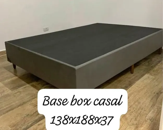 Base Box casal madeira eucalipto pronta entrega 