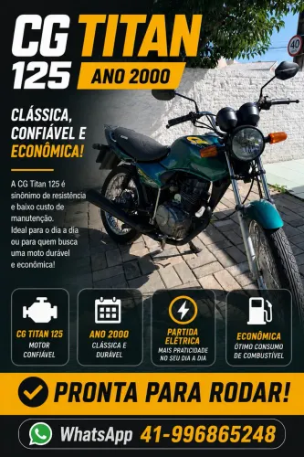 CG 125 Partida Elétrica