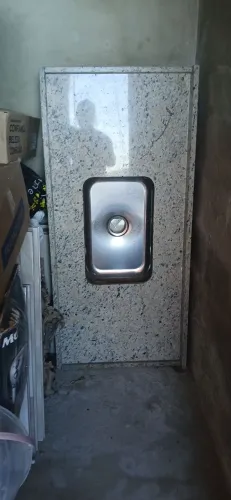 Pia de granito(branco dallas)
