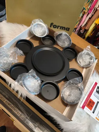 Aparelho de servir giratório / Petisqueira para Fondue R$ 250,00 (Novo sem uso) .