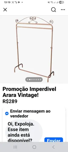 Vende se moveis de loja