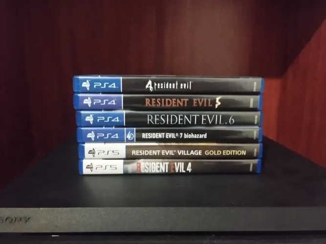 Lote jogos Resident Evil PS4/PS5
