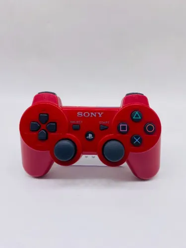 Controle Play Station 3 Original Usado Vermelho