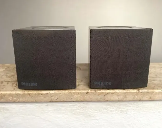Caixa Som Philips Multimídia Caixinha Falante Surround Par