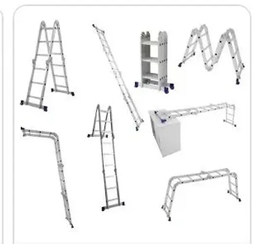 Escada MULTIFUNCIONAL 4X3 com plataforma. 