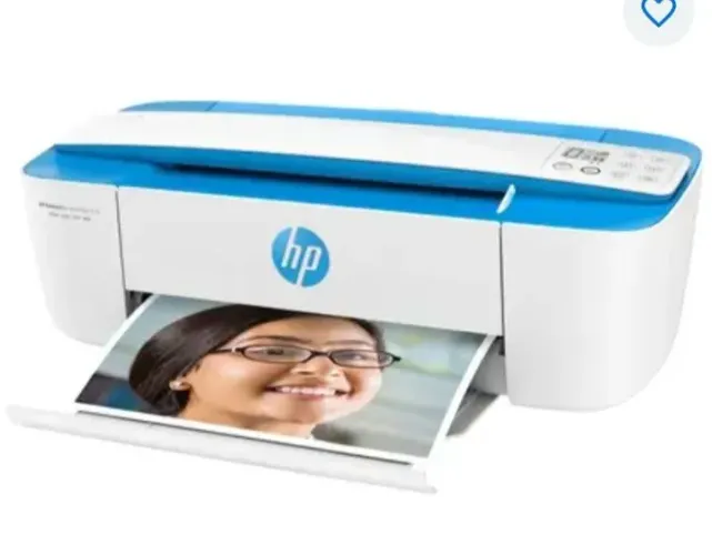 Impressora Multifuncional HP DeskJet Ink 3776 - Jato de Tinta Colorida Wi-Fi