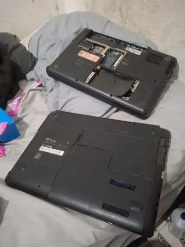 Lote 2 notebooks carcaça samsung np270e4e e hp x16