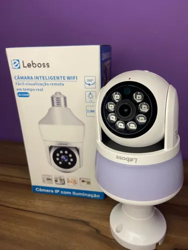 Câmera Inteligente WiFi com Iluminação LB-CA249 Leboss