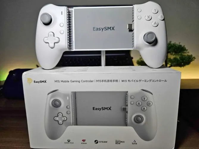 Controle Gamepad Mobile EasySMX M15 (Hall Effect / Tipo C) [LACRADO]