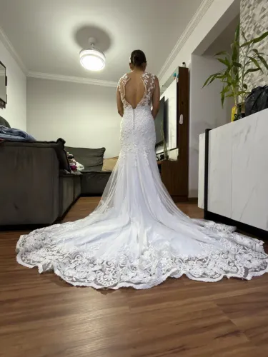 Vestido de Noiva Sereia