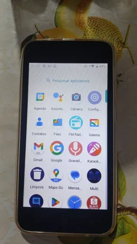 Celular em funcionamento