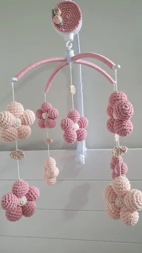 Móbile Musical amigurumi crochê