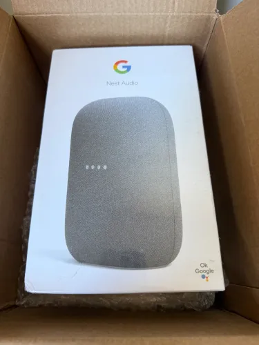 Google Nest Áudio, Cor Carvão, Lacrado