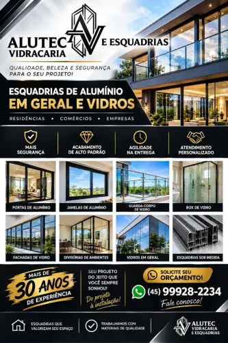 Manutenção e instalação de esquadrias