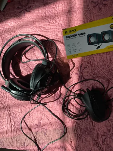 Mouse Redragon Cobra, Headset HP e Multimídias Portáteis