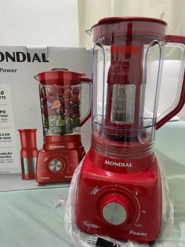 Liquidificador Mondial Turbo Power 550W 2,2L Novo na Caixa