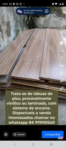 Tábua laminada para piso ou qualquer outra finalidade para 
