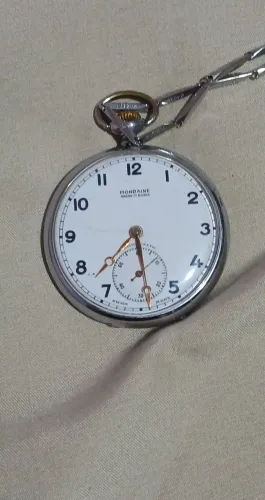 RELOGIO MONDAINE MAQUINA BRANCA FUNCIONANDO 100% VENDO