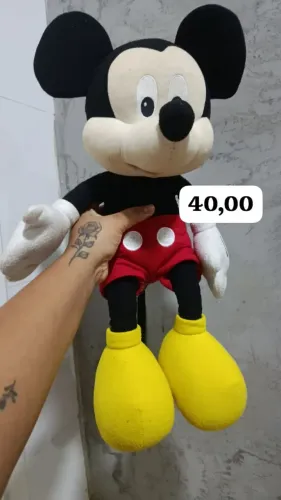 Pelúcia Mickey 40cm Original Disney 