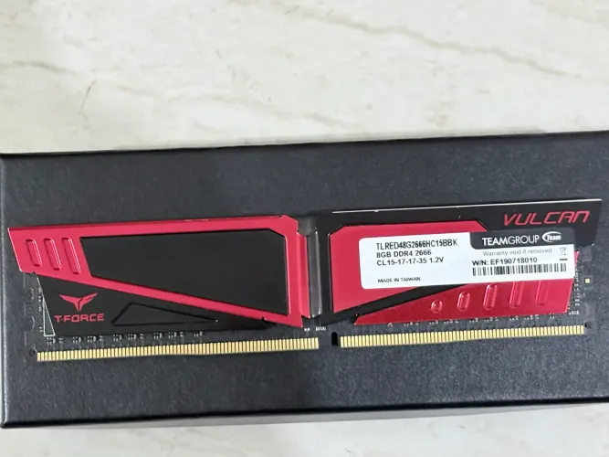 Memória RAM DDR4 Tforce Vulcan 8GB 2666 MHZ CL15