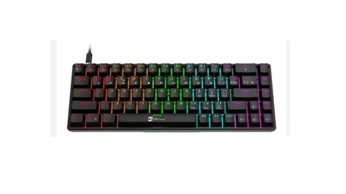 TECLADO R8 USB MECÂNICO TR1060P RETRO ILUMINAÇÃO / CABO REMOVIVEL