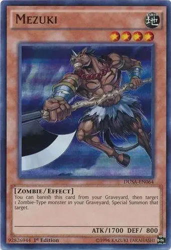 Yugioh!!! Mezuki DUSA-PT064 Ultra Rare