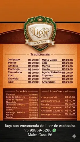     Licores de Cachoeira BA 