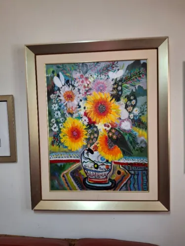 Girassois . 95x82 (ast)Marcia Brener e chaninaa ito parcelamento de 3x p Olg