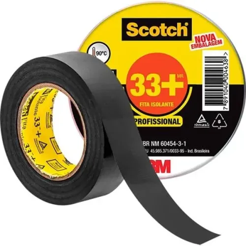 Fita Isolante Scotch 33+ Profissional - 3M