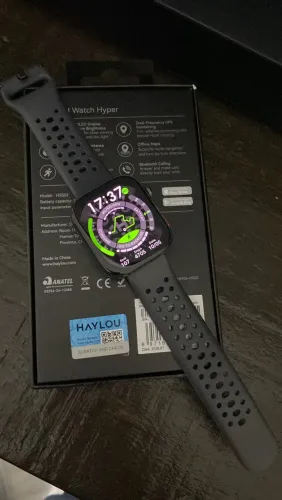 Haylou Watch Hyper Smartwatch Gps Amoled Preto