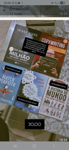 Livros diversos R$30.00 cada