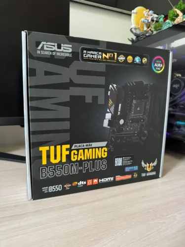 Placa Mãe Asus TUF Gaming B550M-Plus AM4 (Lacrada)