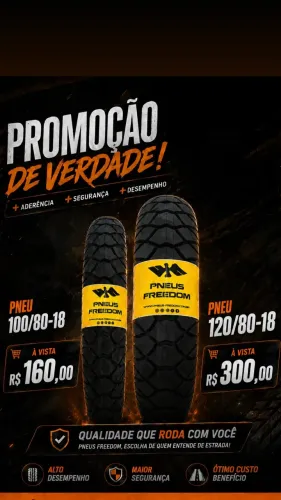 Pneu com CAMA DE AR
