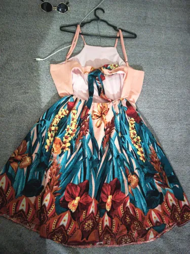 Vestido floral tam M <br>Bem boneca<br>Tam M<br>Poliéster