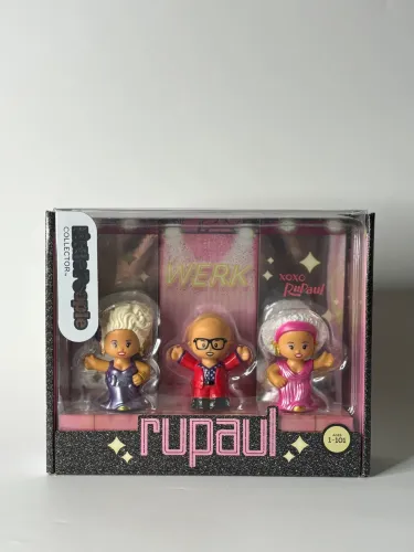bonecos rupaul fisher-price little people collector