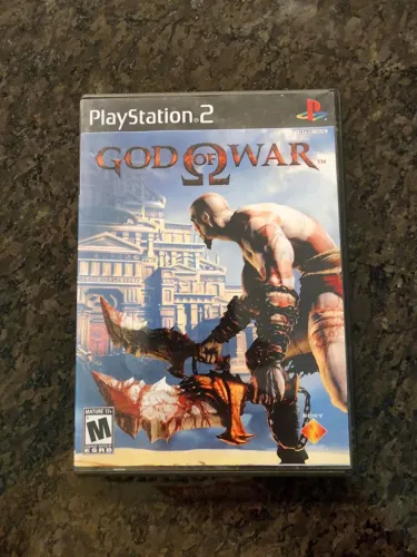 God of War 1 PS2 - Completo (Capa + Manual) - Leia