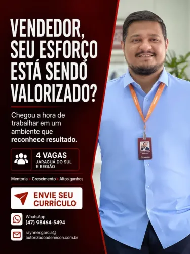 Vendedor com experiência PJ